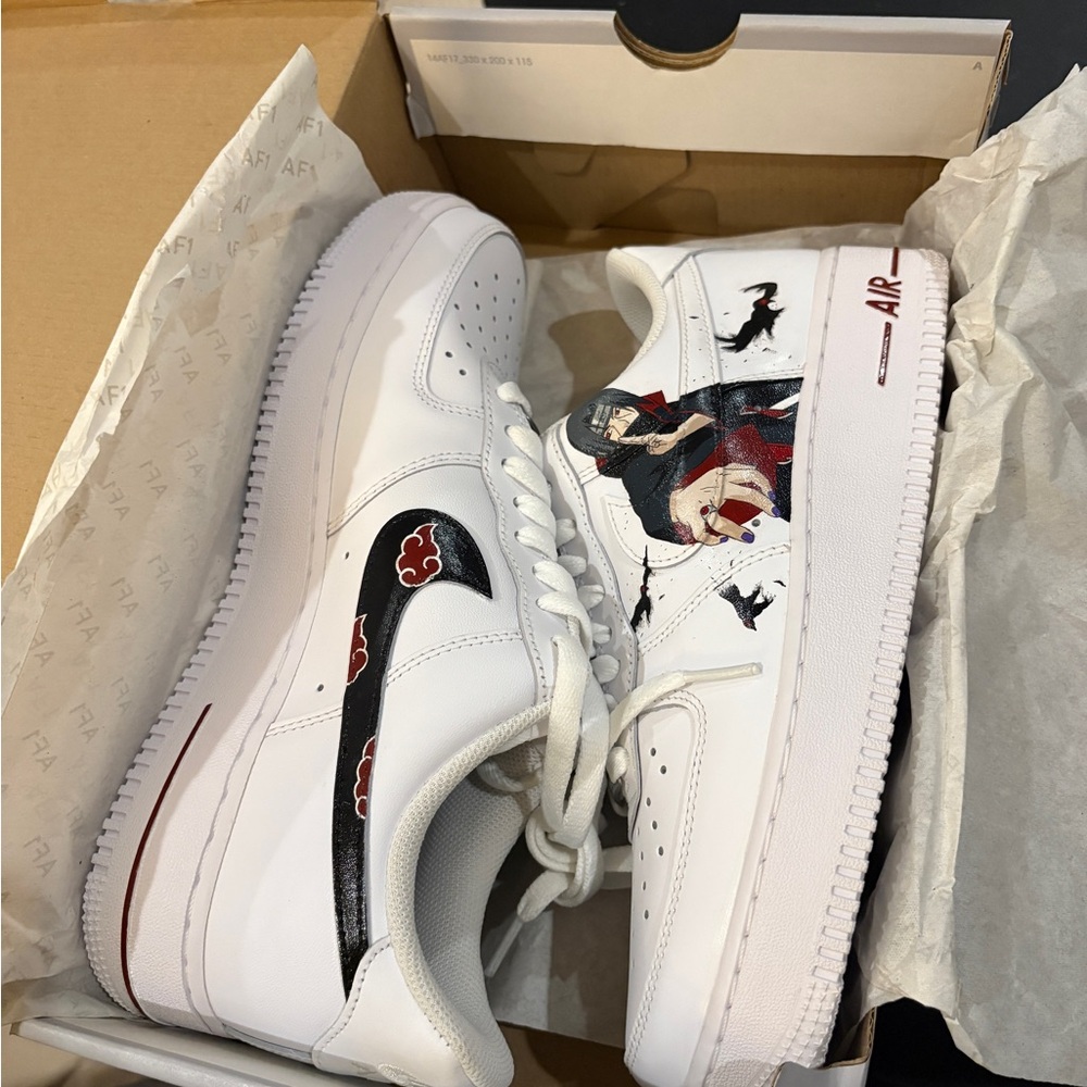 Nike Air Force 1 Naruto Custom Design Handpainted NEW Size 9